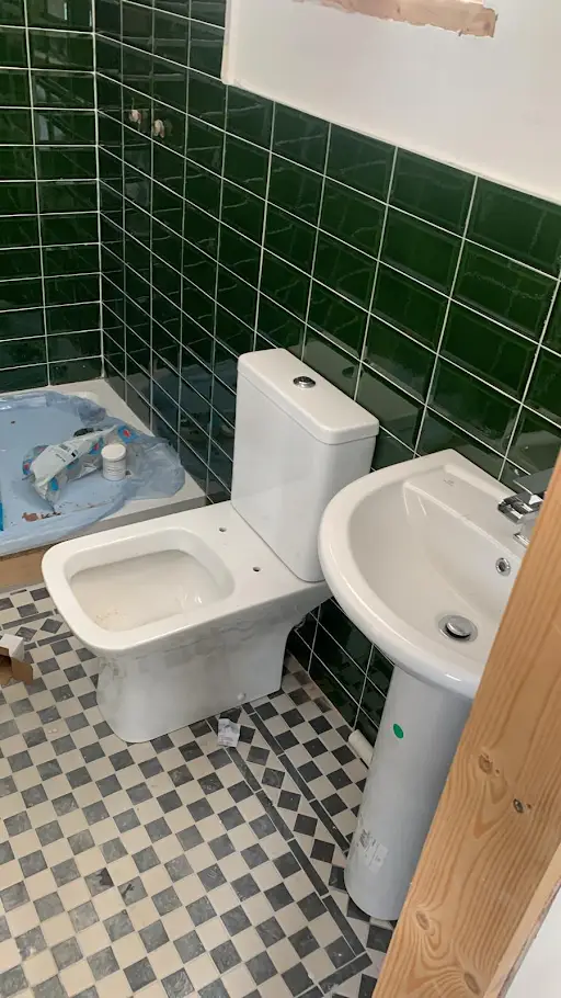 Bathroom installation finish by TMS Plumbing & Heating